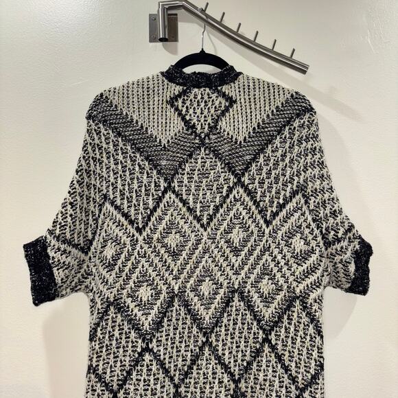 Cabi Short Sleeve Dolman Aztec Print Open Cardigan Sweater – Size Small - Picture 8 of 15